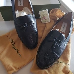 NEW! MEZLAN Vero Cuoio Men's Black Leather